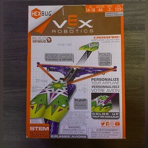 VEX Robotics Crossfire Airplane Launcher - Green and Purple